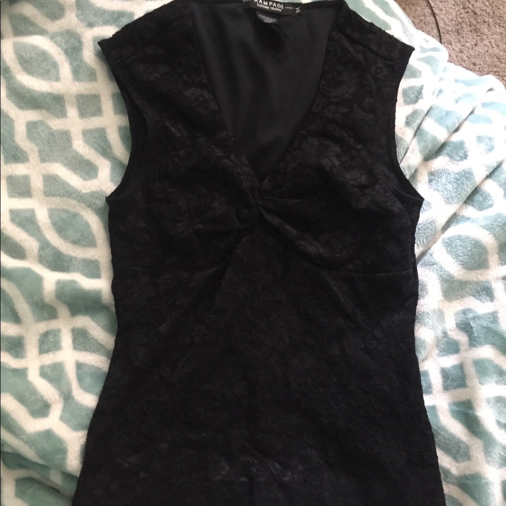 rampage lace tank top